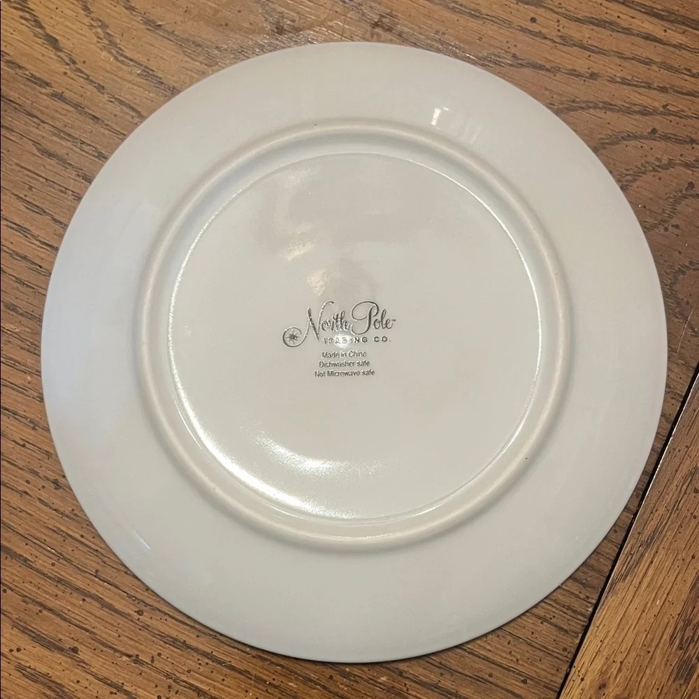 North Pole Trading‎ Co Modern Jingles Round Salad Plates - Set of 4